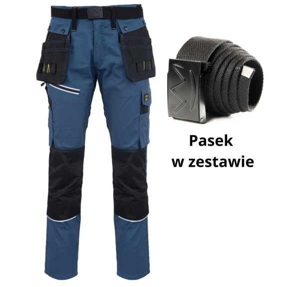 SPODNIE DO PASA PRO NIEBIESKIE SEVEN KINGS