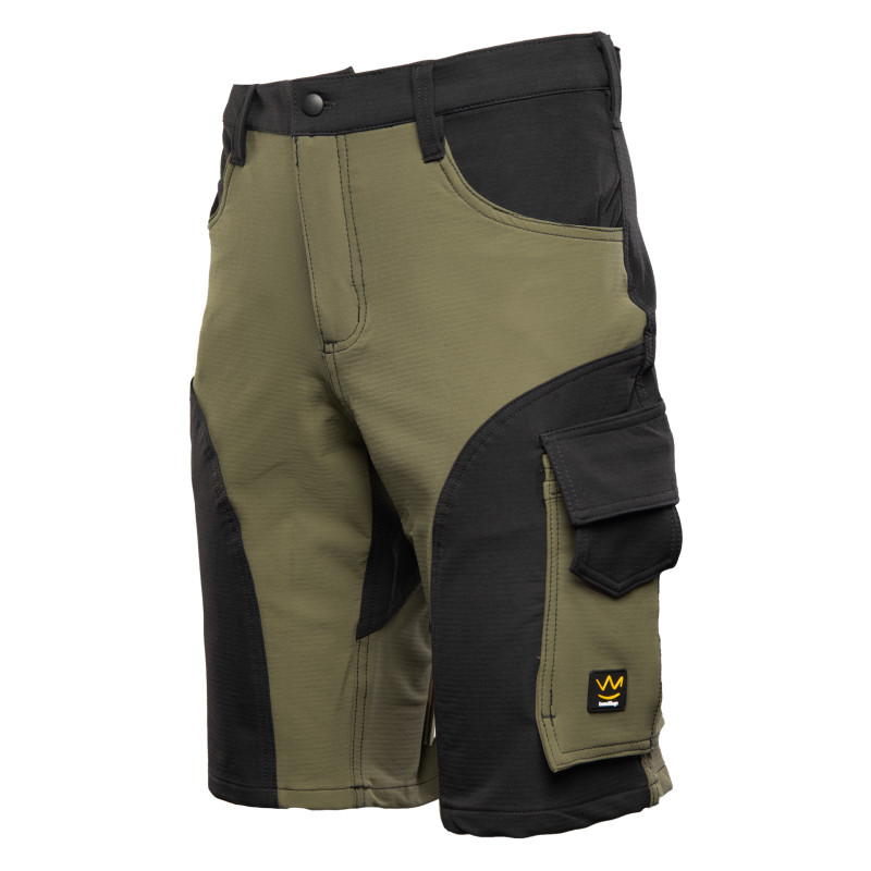 TRAIL SPODNIE KRÓTKIE KHAKI/CZARNY SEVEN KINGS