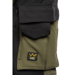 TRAIL SPODNIE KRÓTKIE KHAKI/CZARNY SEVEN KINGS