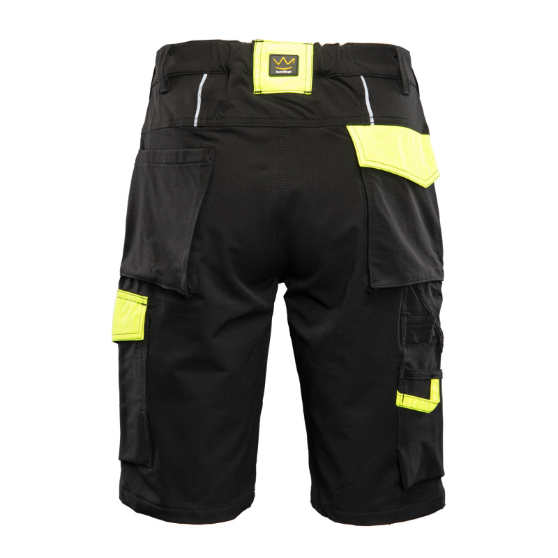 RIVAL SPODNIE KRÓTKIE NYLON CZARNY/ŻÓŁTY SEVEN KINGS