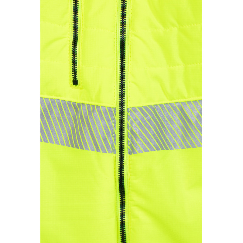KURTKA SAFE ŻÓŁĆ BHVS01 BENEFIT HI VI