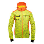 SEVEN KINGS CROSS SOFTSHELL KURTKA ŻÓŁĆ/POMARAŃCZ SEVEN_KINGS