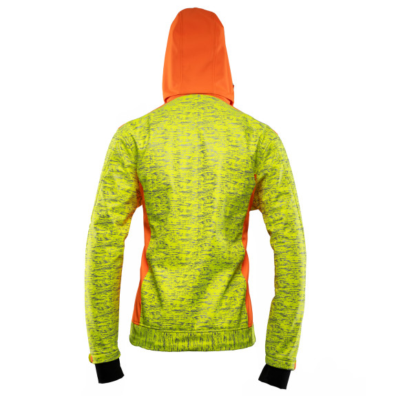 SEVEN KINGS CROSS SOFTSHELL KURTKA ŻÓŁĆ/POMARAŃCZ SEVEN_KINGS 2