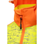 SEVEN KINGS CROSS SOFTSHELL KURTKA ŻÓŁĆ/POMARAŃCZ SEVEN_KINGS