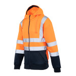 BLUZA DRESOWA WSTAWKA GRANAT ODBLASKOWA KAT. II BF014 BRIXTON FLASH