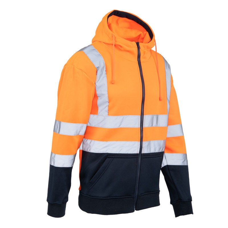 BLUZA DRESOWA WSTAWKA GRANAT ODBLASKOWA KAT. II BF014 BRIXTON FLASH