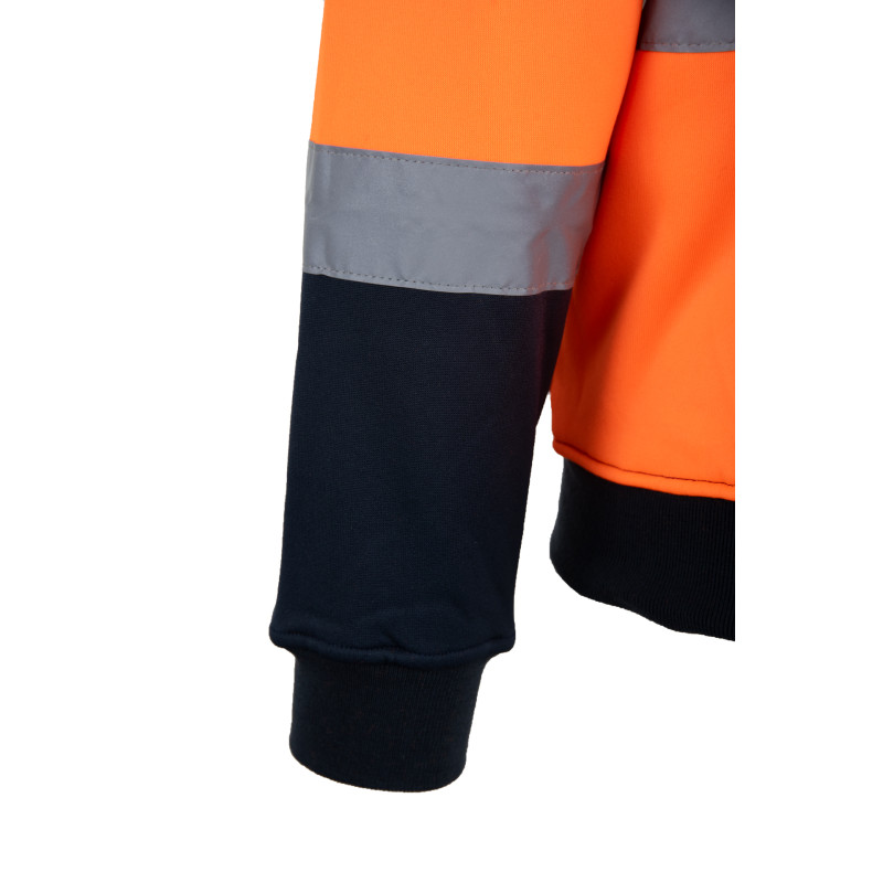 BLUZA DRESOWA WSTAWKA GRANAT ODBLASKOWA KAT. II BF014 BRIXTON FLASH