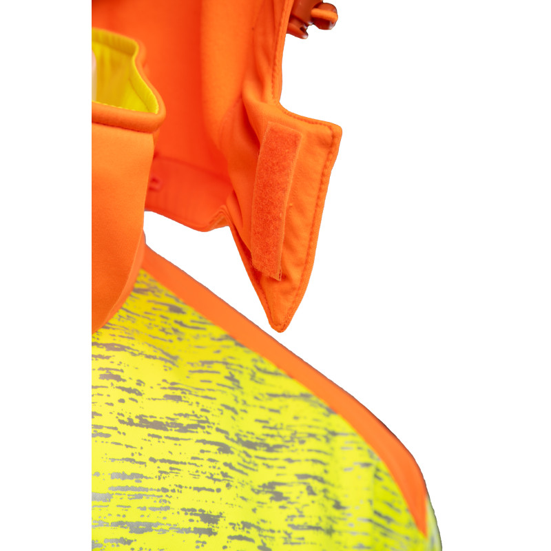 SEVEN KINGS CROSS SOFTSHELL KURTKA ŻÓŁĆ/POMARAŃCZ SEVEN_KINGS