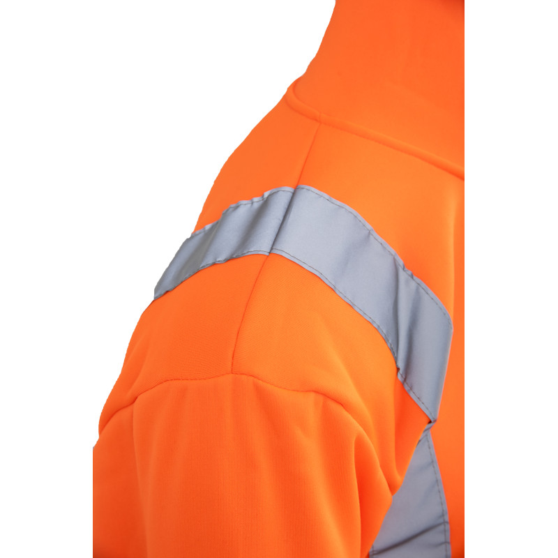 BLUZA DRESOWA WSTAWKA GRANAT ODBLASKOWA KAT. II BF014 BRIXTON FLASH