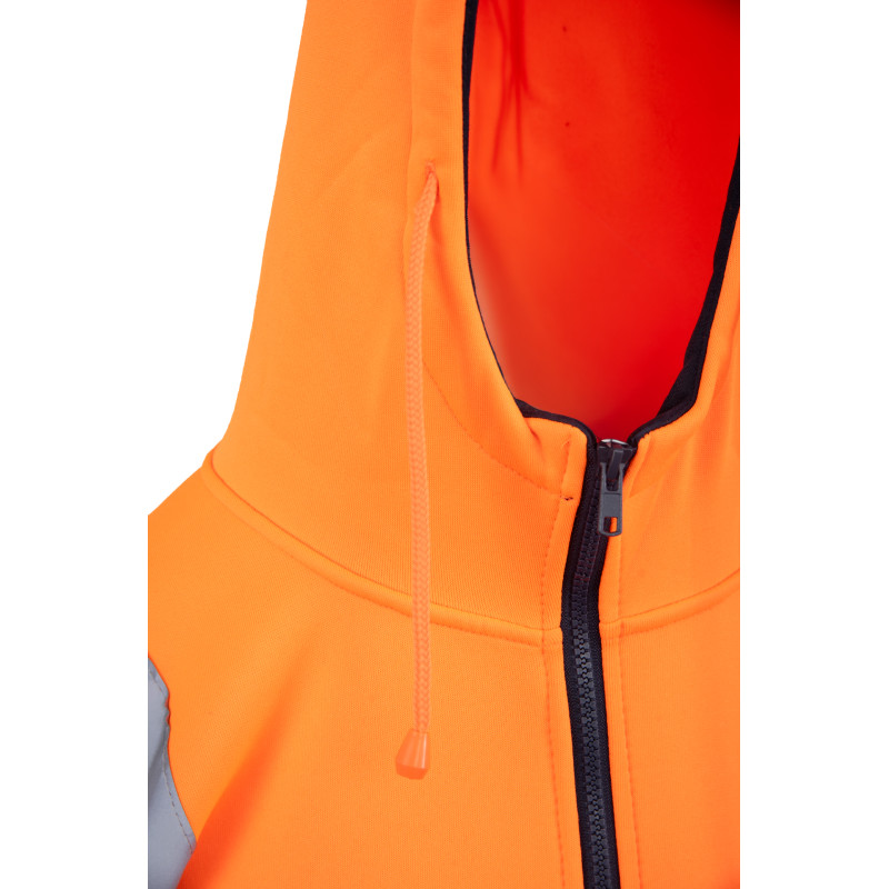 BLUZA DRESOWA WSTAWKA GRANAT ODBLASKOWA KAT. II BF014 BRIXTON FLASH