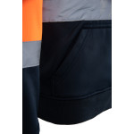 BLUZA DRESOWA WSTAWKA GRANAT ODBLASKOWA KAT. II BF014 BRIXTON FLASH