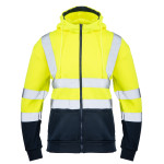 BLUZA DRESOWA WSTAWKA GRANAT ODBLASKOWA KAT. II BF014 BRIXTON FLASH