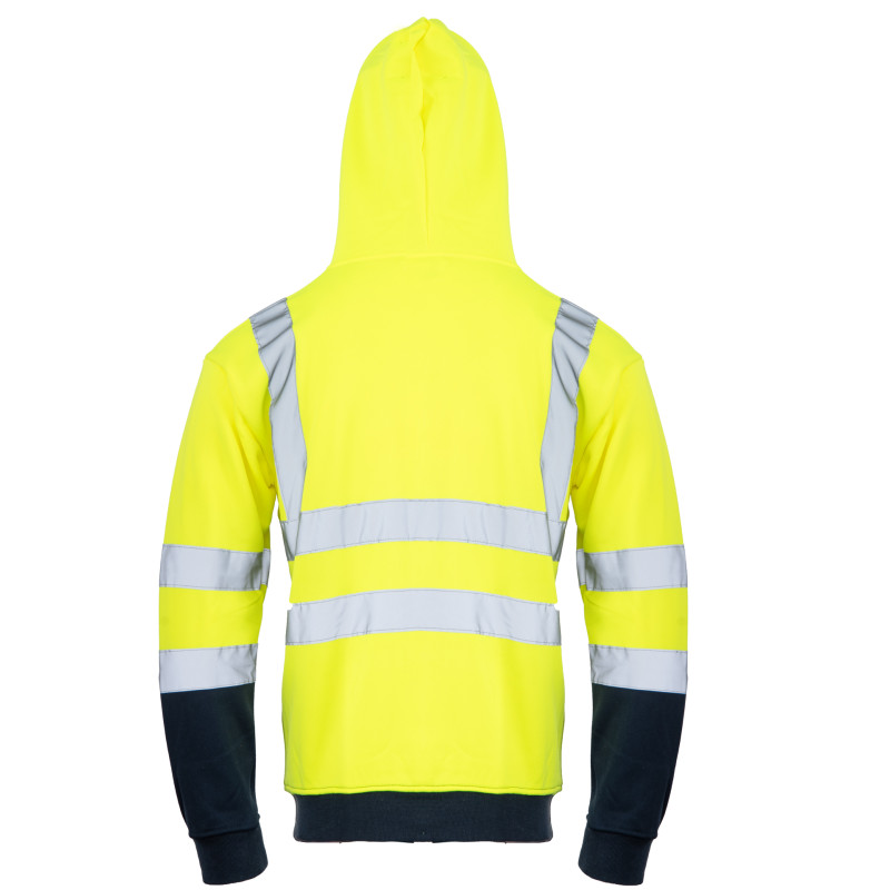 BLUZA DRESOWA WSTAWKA GRANAT ODBLASKOWA KAT. II BF014 BRIXTON FLASH