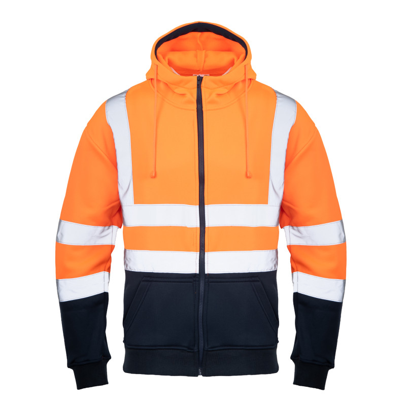 BLUZA DRESOWA WSTAWKA GRANAT ODBLASKOWA KAT. II BF014 BRIXTON FLASH