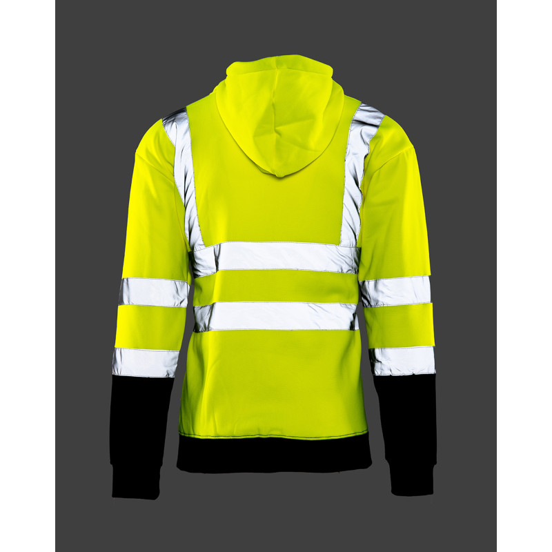 BLUZA DRESOWA WSTAWKA GRANAT ODBLASKOWA KAT. II BF014 BRIXTON FLASH