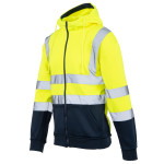 BLUZA DRESOWA WSTAWKA GRANAT ODBLASKOWA KAT. II BF014 BRIXTON FLASH