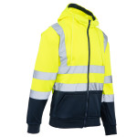 BLUZA DRESOWA WSTAWKA GRANAT ODBLASKOWA KAT. II BF014 BRIXTON FLASH