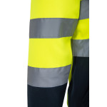 BLUZA DRESOWA WSTAWKA GRANAT ODBLASKOWA KAT. II BF014 BRIXTON FLASH