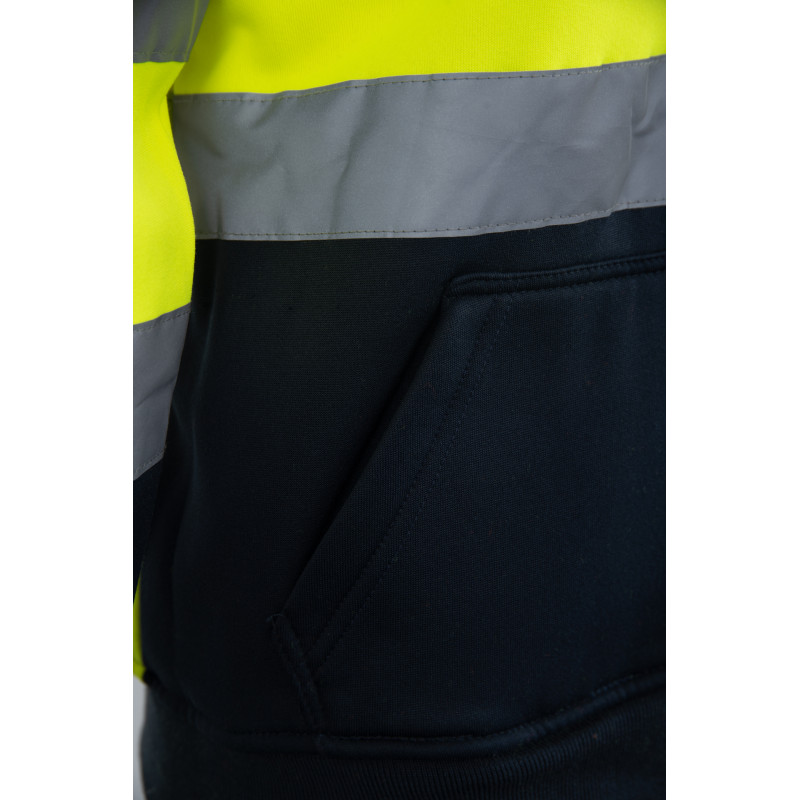 BLUZA DRESOWA WSTAWKA GRANAT ODBLASKOWA KAT. II BF014 BRIXTON FLASH