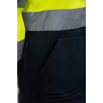 BLUZA DRESOWA WSTAWKA GRANAT ODBLASKOWA KAT. II BF014 BRIXTON FLASH
