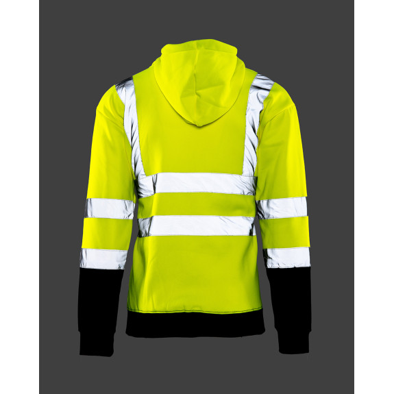 BLUZA DRESOWA WSTAWKA GRANAT ODBLASKOWA KAT. II BF014 BRIXTON FLASH 2