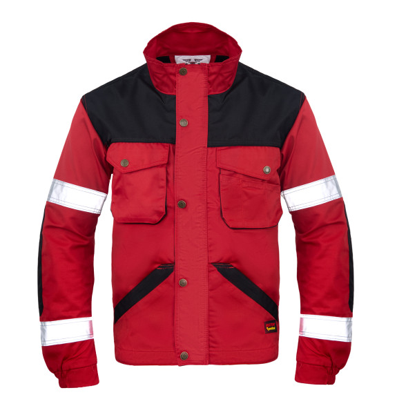BLUZA CZERWIEŃ ODBLASK BRIXTON PRACTICAL