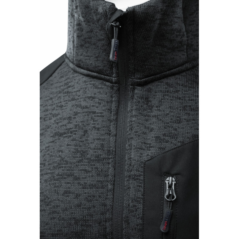 SEVEN KINGS BLUZA ROZPINANA Z KAPTUREM QUARTZ SEVEN KINGS
