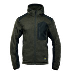 SEVEN KINGS BLUZA ROZPINANA Z KAPTUREM KHAKI SEVEN KINGS