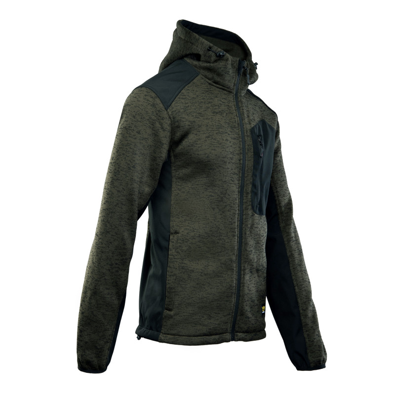 SEVEN KINGS BLUZA ROZPINANA Z KAPTUREM KHAKI SEVEN KINGS