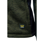SEVEN KINGS BLUZA ROZPINANA Z KAPTUREM KHAKI SEVEN KINGS
