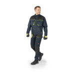 BLUZA GRANAT/ŻÓŁTY BRIXTON PRACTICAL