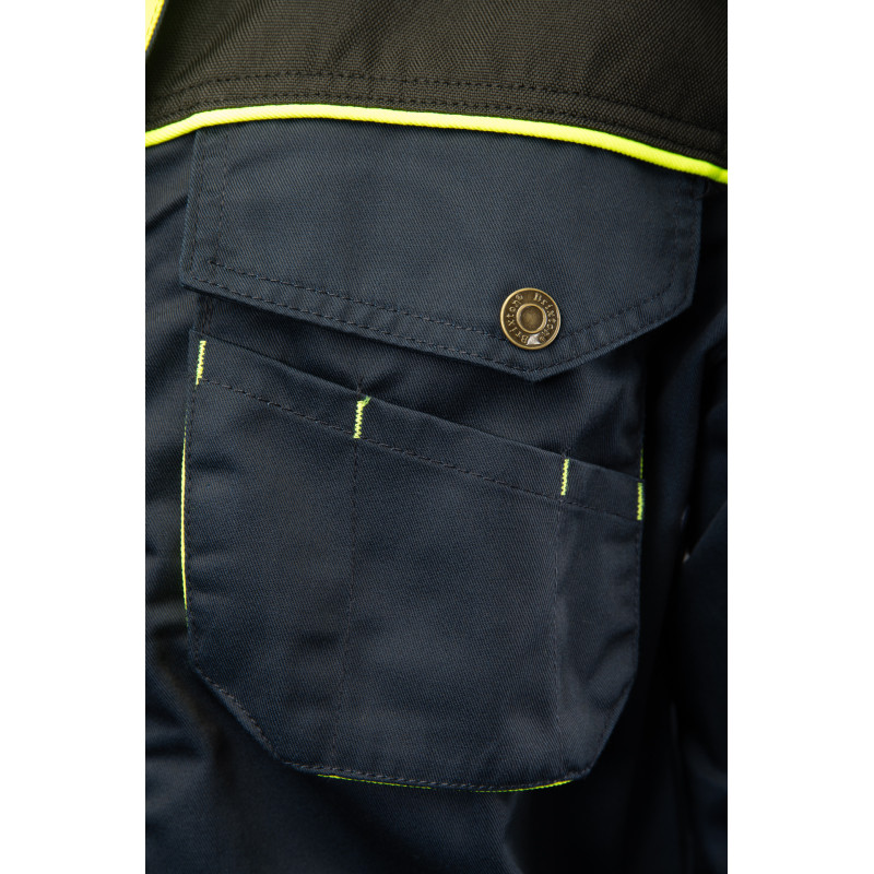 BLUZA GRANAT/ŻÓŁTY BRIXTON PRACTICAL