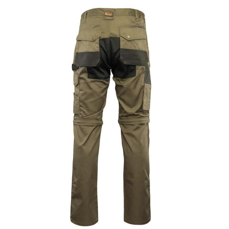 SPODNIE DO PASA KHAKI - ODPINANE NOGAWKI BRIXTON PRACTICAL