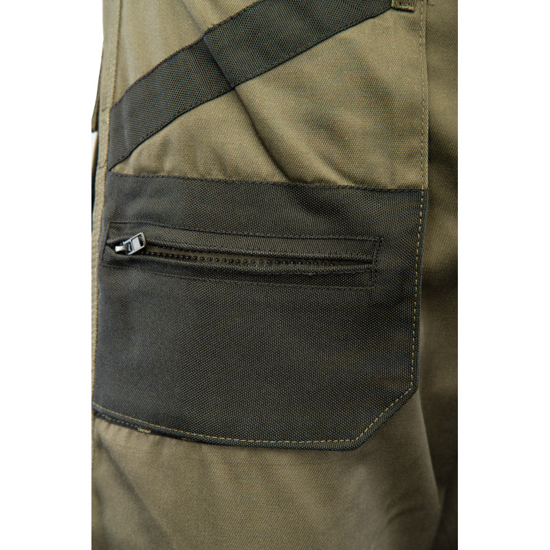 SPODNIE DO PASA KHAKI - ODPINANE NOGAWKI BRIXTON PRACTICAL
