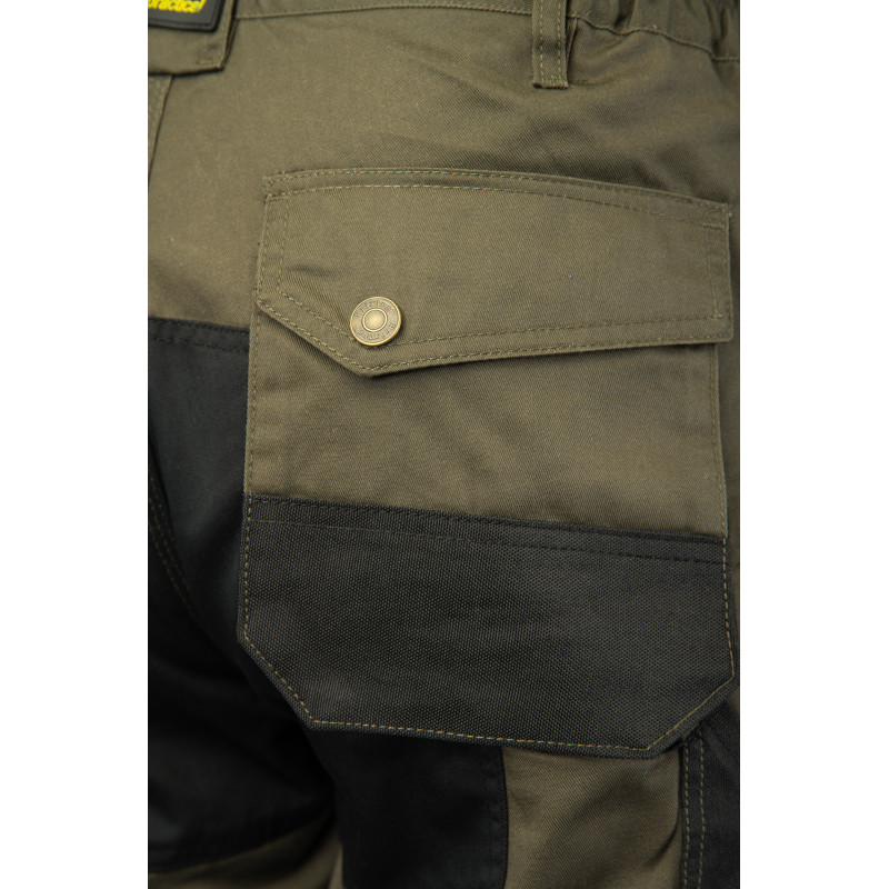 SPODNIE DO PASA KHAKI - ODPINANE NOGAWKI BRIXTON PRACTICAL