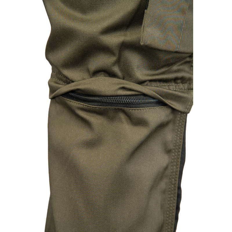 SPODNIE DO PASA KHAKI - ODPINANE NOGAWKI BRIXTON PRACTICAL