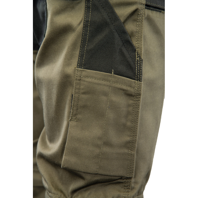 SPODNIE DO PASA KHAKI - ODPINANE NOGAWKI BRIXTON PRACTICAL