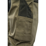 SPODNIE DO PASA KHAKI - ODPINANE NOGAWKI BRIXTON PRACTICAL