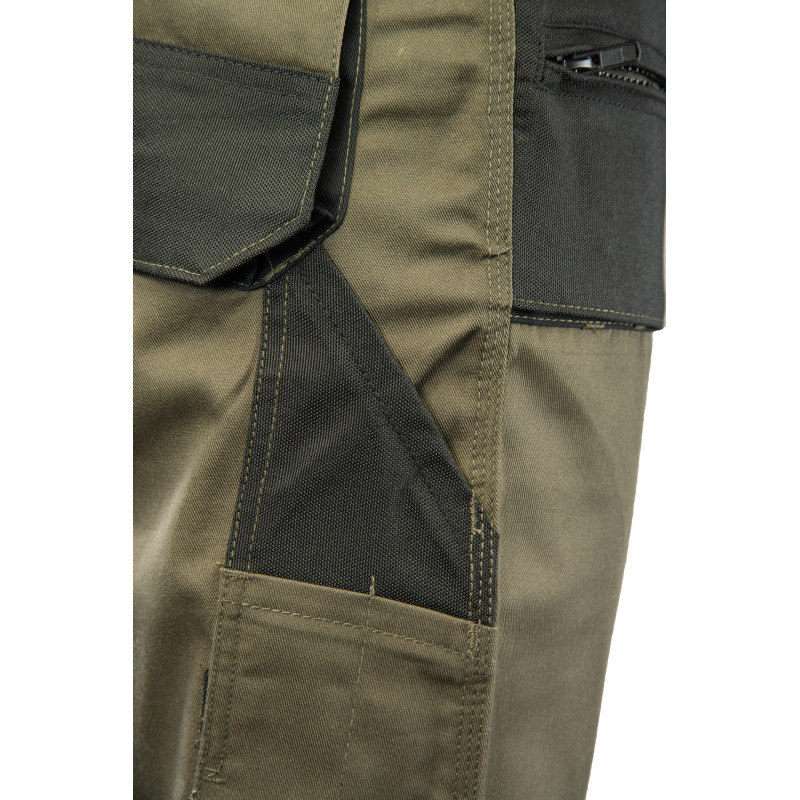 SPODNIE DO PASA KHAKI - ODPINANE NOGAWKI BRIXTON PRACTICAL