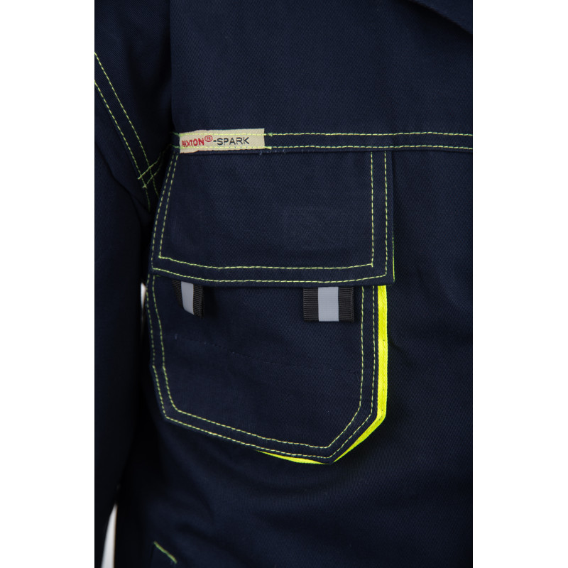 BLUZA GRANAT/ŻÓŁTY BRIXTON SPARK