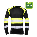 ECO RIVAL KOSZULKA LONGSLEEVE CZARNY/ŻÓŁTY SEVEN KINGS