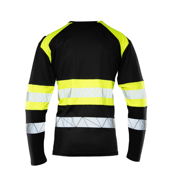 ECO RIVAL KOSZULKA LONGSLEEVE CZARNY/ŻÓŁTY SEVEN KINGS 2