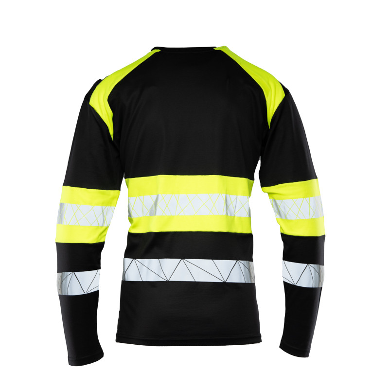 ECO RIVAL KOSZULKA LONGSLEEVE CZARNY/ŻÓŁTY SEVEN KINGS