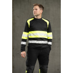 ECO RIVAL KOSZULKA LONGSLEEVE CZARNY/ŻÓŁTY SEVEN KINGS