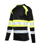 ECO RIVAL KOSZULKA LONGSLEEVE CZARNY/ŻÓŁTY SEVEN KINGS