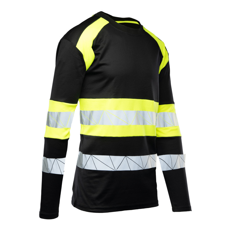 ECO RIVAL KOSZULKA LONGSLEEVE CZARNY/ŻÓŁTY SEVEN KINGS