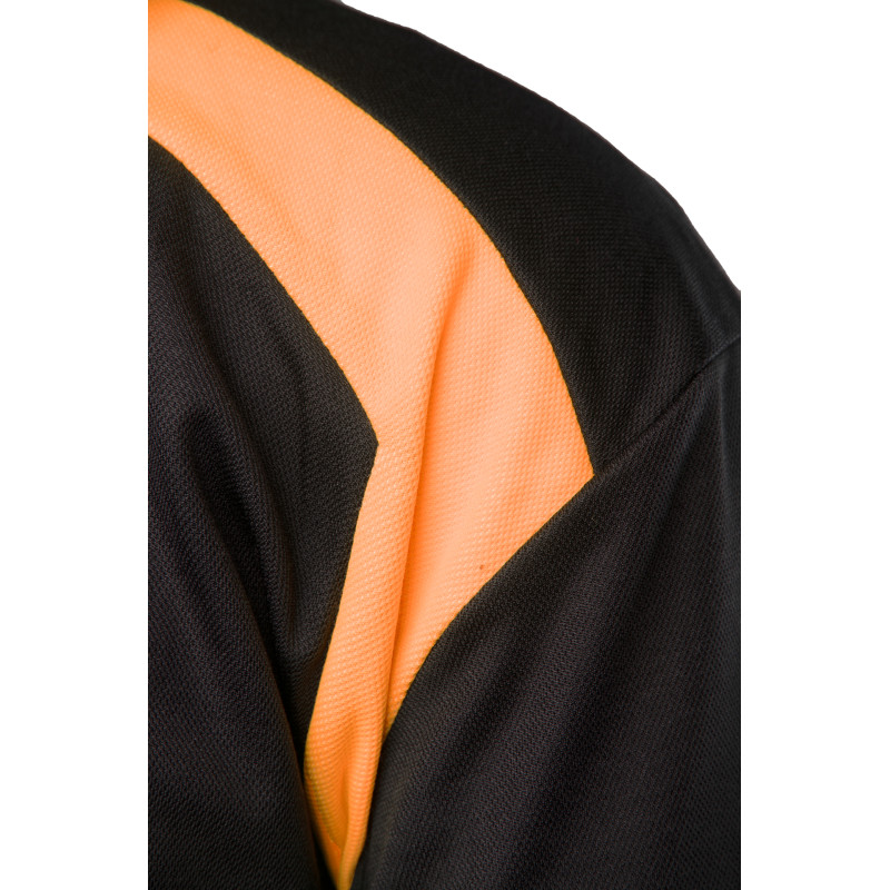 ECO RIVAL KOSZULKA LONGSLEEVE CZARNY/POMARAŃCZ SEVEN KINGS
