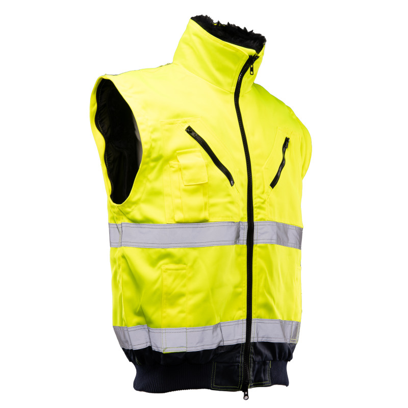 BOMBER HI-VI 3W1 – KAT.II KLASA 3 wstawka kolor BENEFIT HI VI