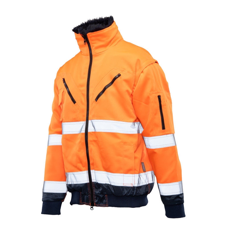 BOMBER HI-VI 3W1 – KAT.II KLASA 3 wstawka kolor BENEFIT HI VI