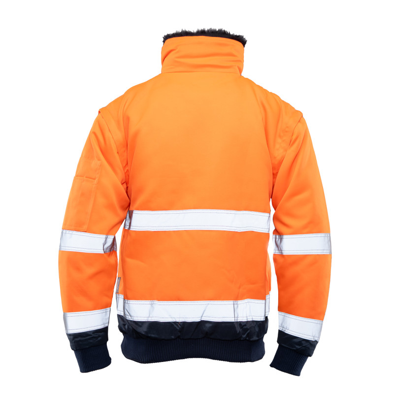 BOMBER HI-VI 3W1 – KAT.II KLASA 3 wstawka kolor BENEFIT HI VI